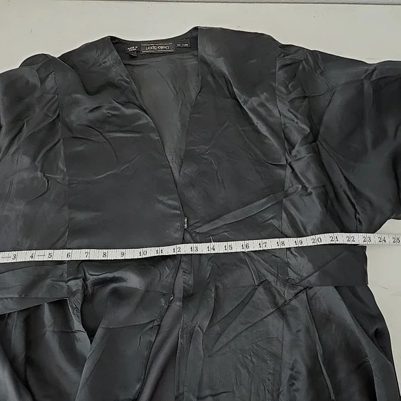 80s Silk Kimono Jacket & Top L Geisha Art To Wear 2pc RARE Colorful Della-Sport - Picture 4 of 12